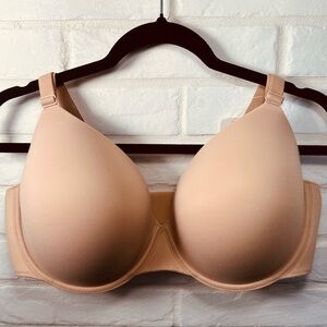 NWT Soma Enbliss Full Coverage Underwire Nude Lined Bra 40 DD Soft Tan #0542